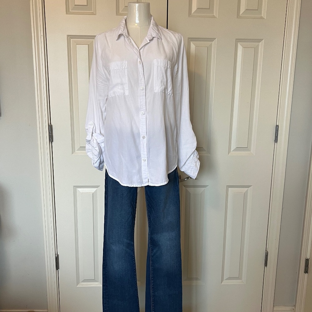 Thread and Supply White Button Down